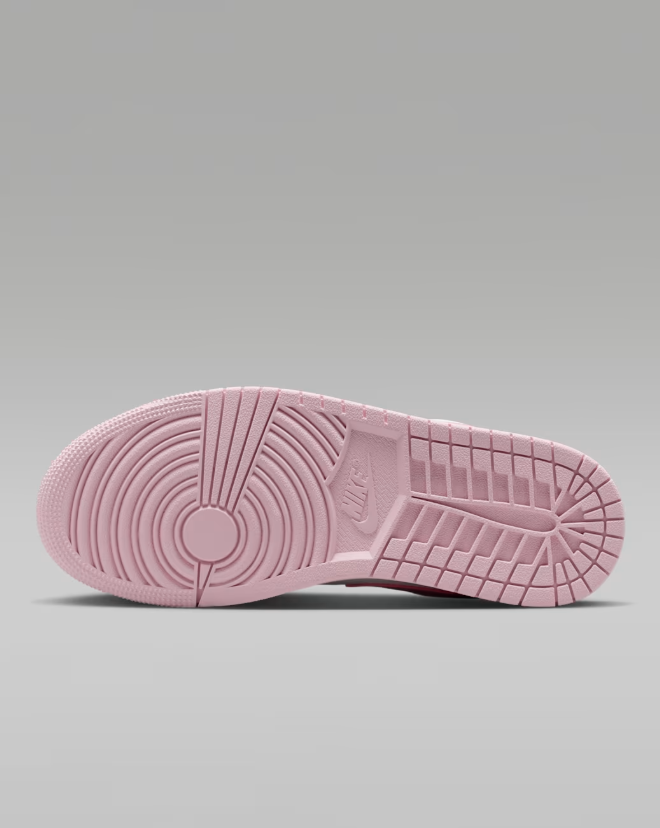 Jordan Low-Top Sneakers – Pink & White with Cream Midsole