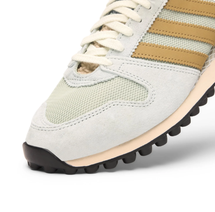 adidas Retro Sneakers – Light Grey, Ochre & Cream
