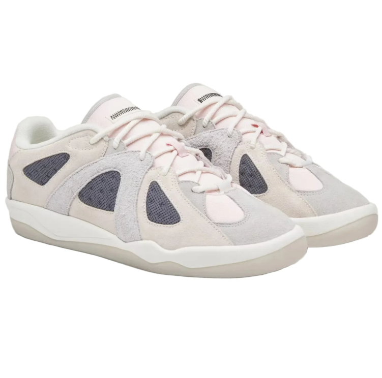 adidas Low-Top Sneakers – Cream, Light Gray & Blush Pink