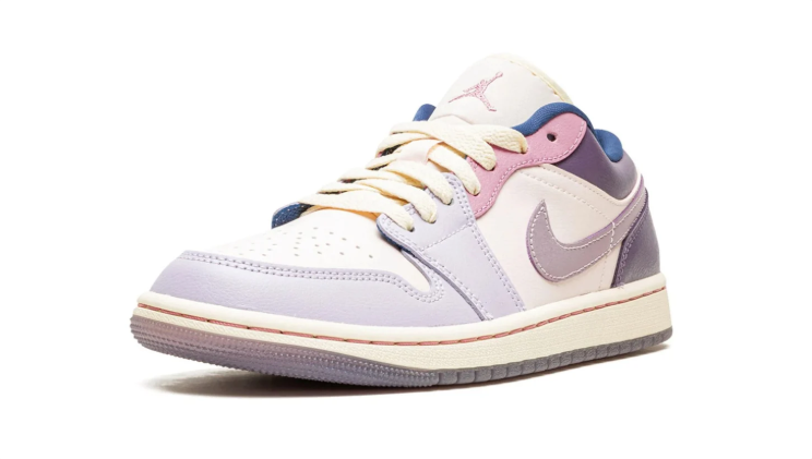 Jordan Low-Top Sneakers – Lavender, Pink & Cream
