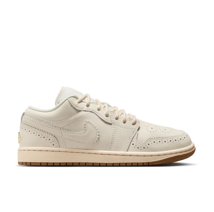 Jordan Low-Top Sneakers – Cream & Gum with Tassel Detail