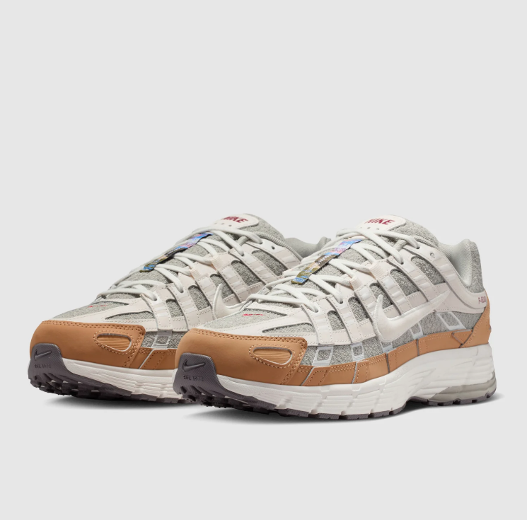 Nike Low-Top Sneakers – Cream, Gray & Tan