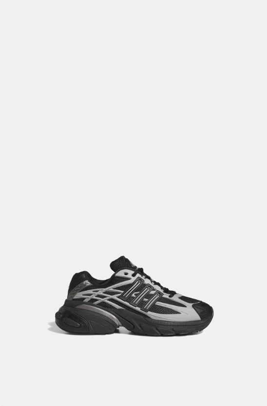 adidas Low-Top Sneakers – Black & Silver Gray