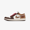 Jordan Low-Top Sneakers – Brown & White