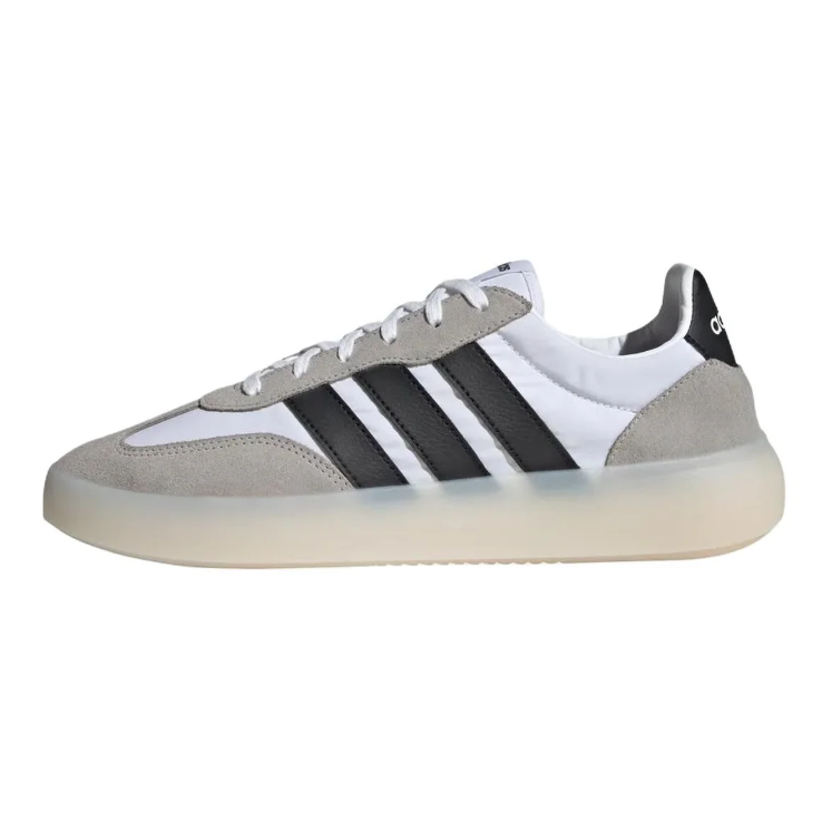 adidas Low-Top Sneakers – White, Light Gray & Black