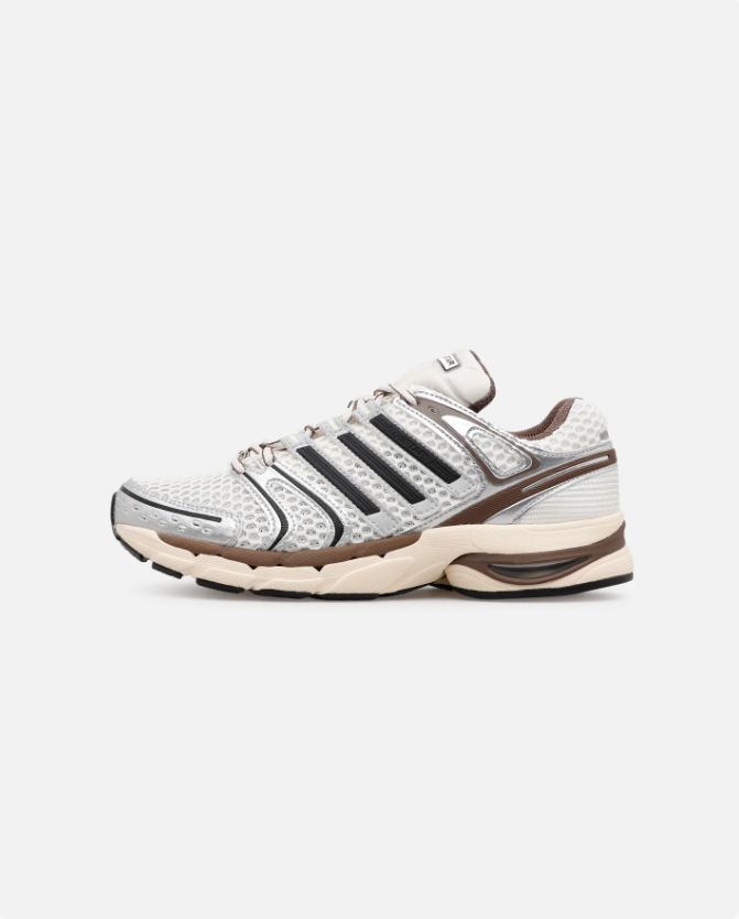 adidas Low-Top Sneakers – Silver, Cream & Brown