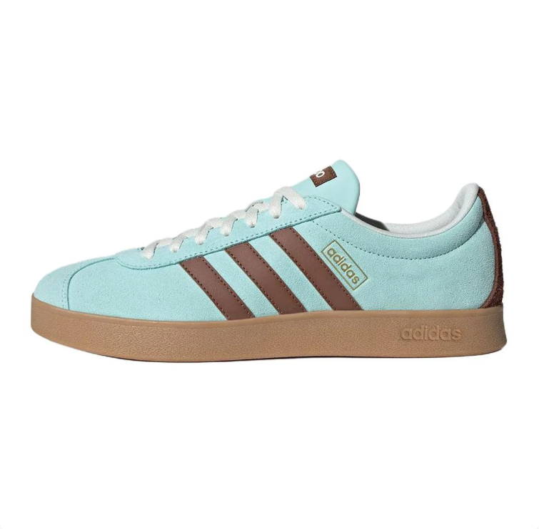 adidas Low-Top Sneakers – Mint Blue, Brown & Gum