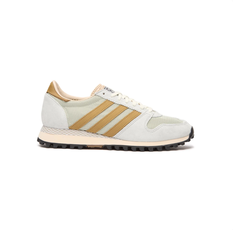 adidas Retro Sneakers – Light Grey, Ochre & Cream