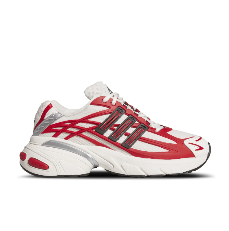 adidas  Sneakers – White, Red & Silver