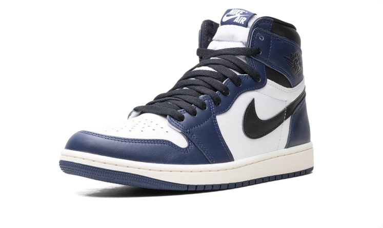 Jordan High-Top Sneakers – Navy, White & Black