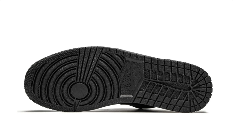 Jordan Low-Top Sneakers – All Black Textured Detail
