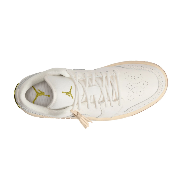 Jordan Low-Top Sneakers – Cream & Gum with Tassel Detail