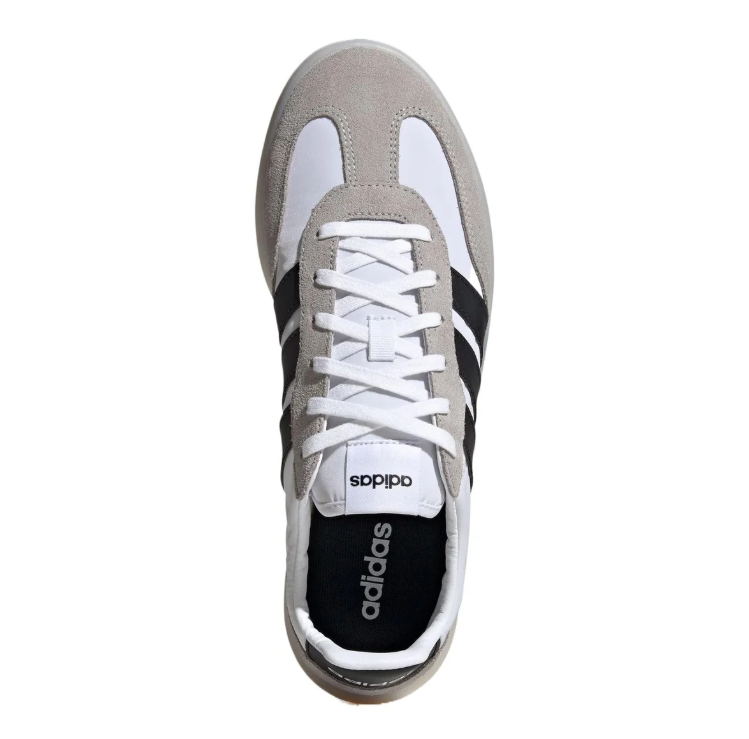 adidas Low-Top Sneakers – White, Light Gray & Black