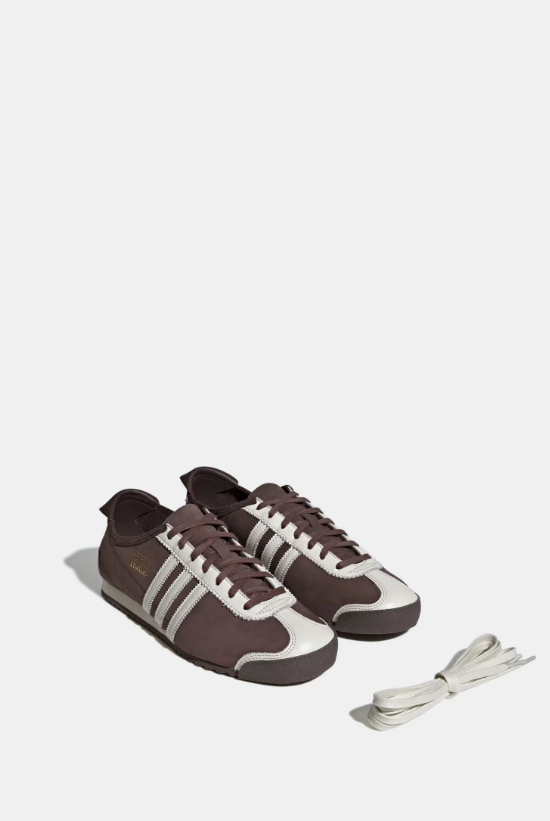 adidas Low-Top Sneakers – Dark Brown & Cream