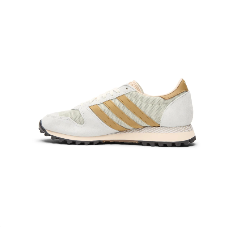 adidas Retro Sneakers – Light Grey, Ochre & Cream