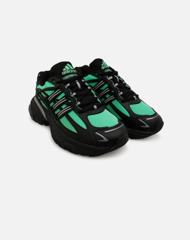adidas Low-Top Sneakers – Black & Mint Green