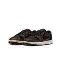Air Jordan Low-Top Sneakers – Black & Gold Graphic Print