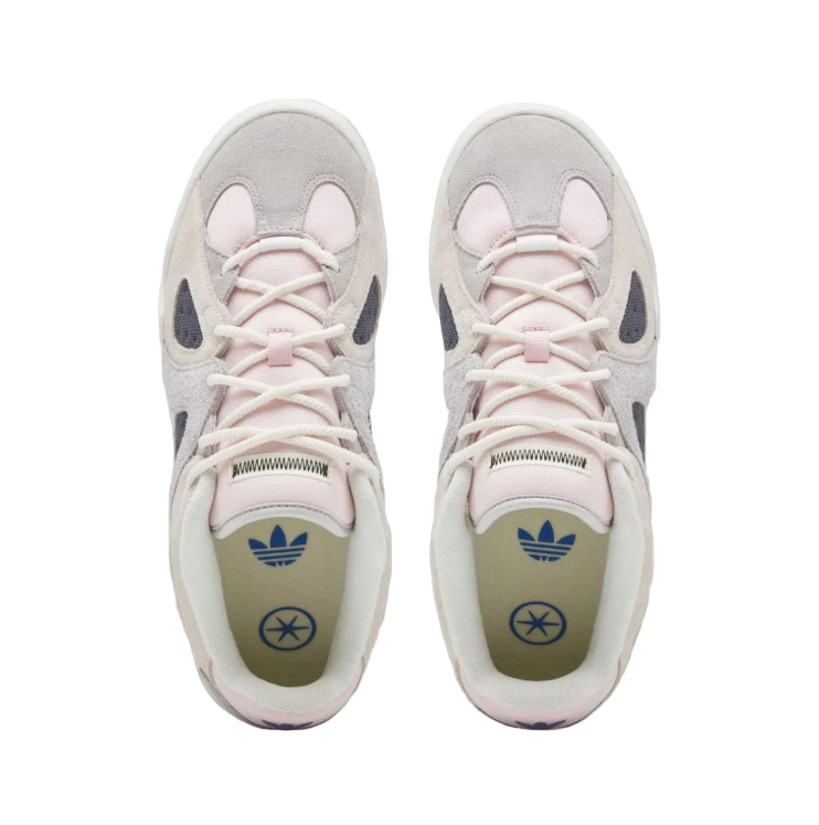 adidas Low-Top Sneakers – Cream, Light Gray & Blush Pink