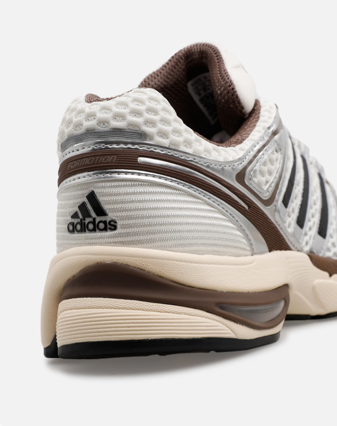 adidas Low-Top Sneakers – Silver, Cream & Brown