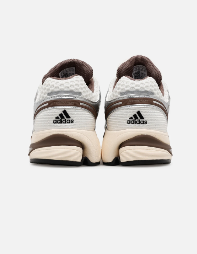 adidas Low-Top Sneakers – Silver, Cream & Brown