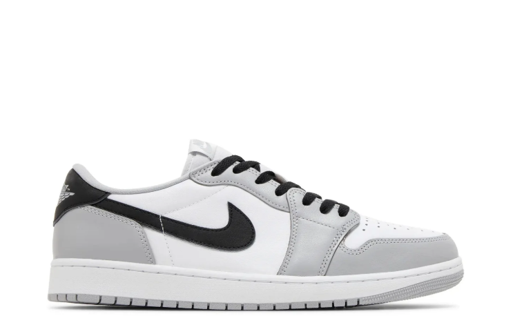 Jordan Low-Top Sneakers – Light Grey, White & Black