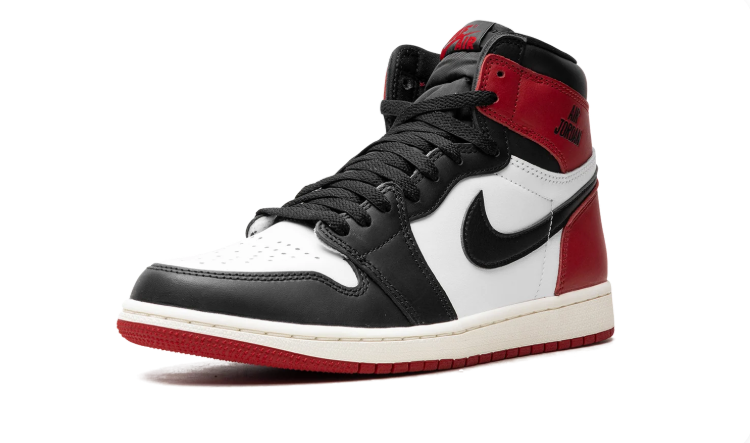 Jordan High-Top Sneakers – Black, White & Red