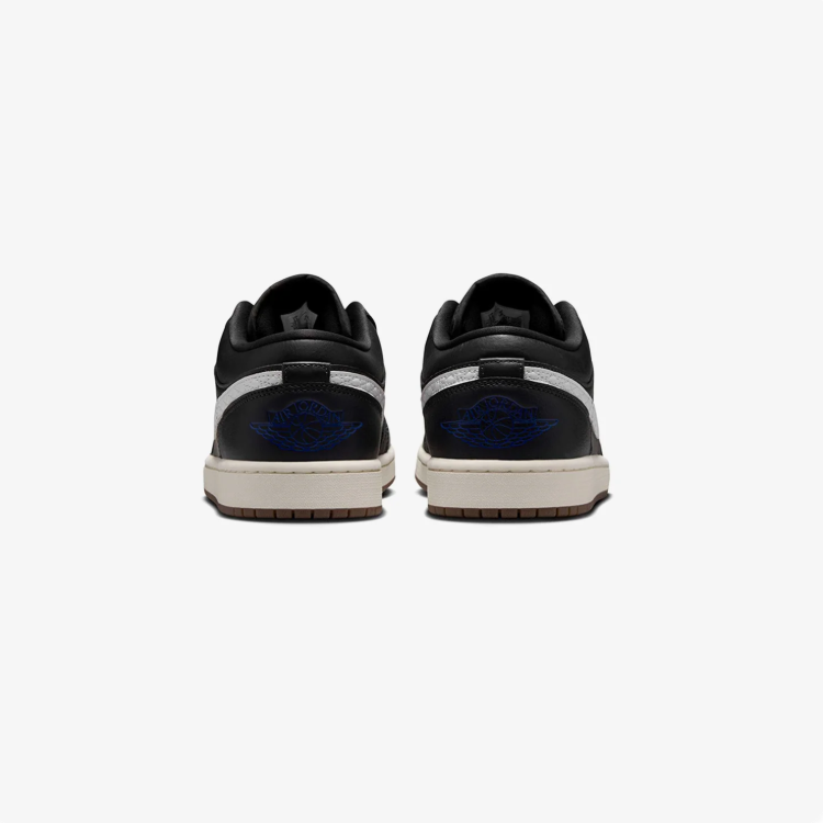 Jordan Low-Top Sneakers – Black & White Quilted Detail