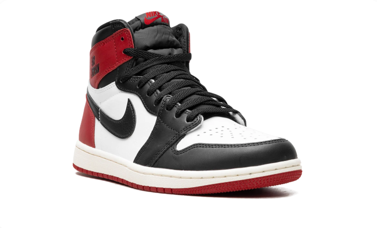 Jordan High-Top Sneakers – Black, White & Red
