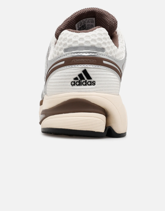 adidas Low-Top Sneakers – Silver, Cream & Brown